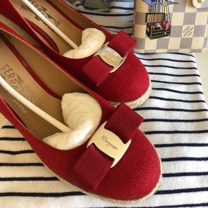Ferragamo Espadrille Wedge